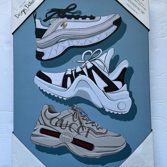 Design District Studio Designer Sneaker Hanging Wall Art - Picture 16 of 16